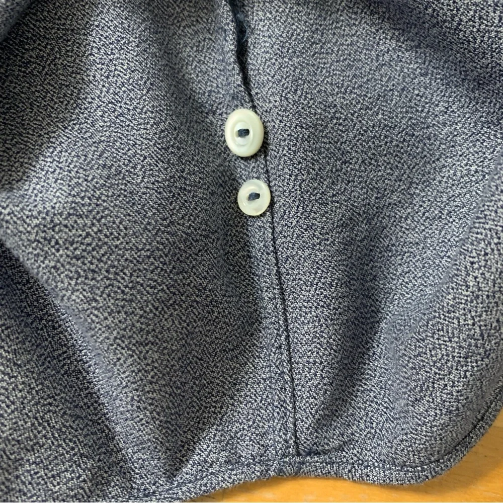 J.crew Dress Shirt Men's Long Sleeve Button Up Dark Blue Size L‎